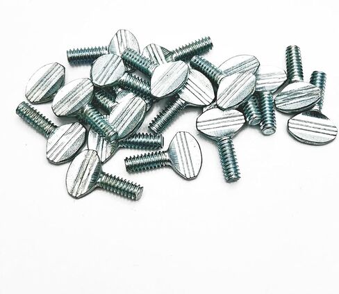 MORICHI 20pcs Thumb Screws, Zinc Plated Steel, Spade Head (1/4-20 x 3/4-Inch) in Saudi Arabia