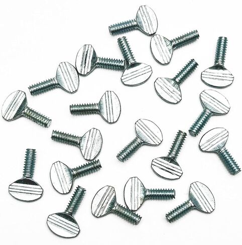 MORICHI 20pcs Thumb Screws, Zinc Plated Steel, Spade Head (1/4-20 x 3/4-Inch) in Saudi Arabia