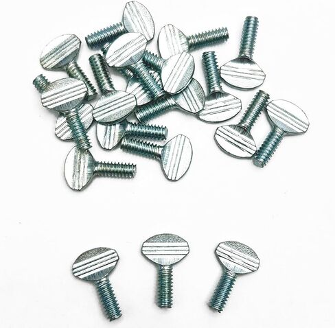 MORICHI 20pcs Thumb Screws, Zinc Plated Steel, Spade Head (1/4-20 x 3/4-Inch) in Saudi Arabia
