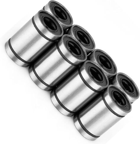 8pcs LM10UU Linear Motion Ball Bearings, 10mm Linear Bearings for 10mm Rod 3D Printer CNC Parts 10x19x29mm in Saudi Arabia