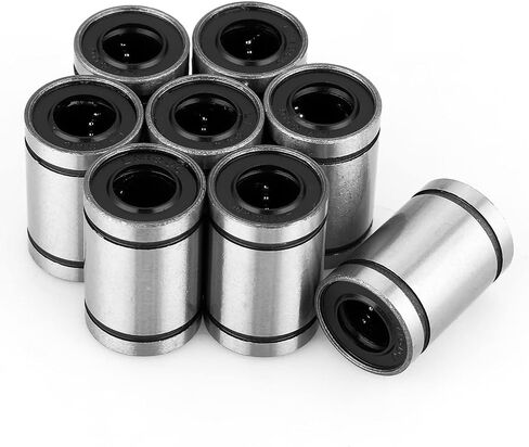 8pcs LM10UU Linear Motion Ball Bearings, 10mm Linear Bearings for 10mm Rod 3D Printer CNC Parts 10x19x29mm in Saudi Arabia