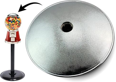 غطاء علوي لآلة العلكة الكلاسيكية - غطاء معدني لآلة العلكة والحلوى الكلاسيكية، غطاء علوي لآلة بيع كرات العلكة. غطاء علوي معدني متوافق مع الجزء البديل لآلات Titan Classic Gumball in Kuwait