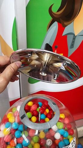 غطاء علوي لآلة العلكة الكلاسيكية - غطاء معدني لآلة العلكة والحلوى الكلاسيكية، غطاء علوي لآلة بيع كرات العلكة. غطاء علوي معدني متوافق مع الجزء البديل لآلات Titan Classic Gumball in Kuwait