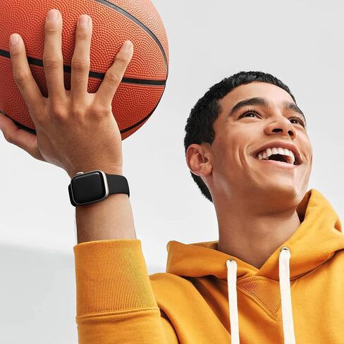Lerobo 8 Pack Bands متوافقة مع Apple Watch Band 38mm 40mm 41mm 42mm 44mm 45mm 49mm النساء والرجال، أساور معصم بديلة لحزام رياضي من السيليكون الناعم لساعة Apple Watch Ultra SE Series 9 8 7 6 5 4 3 2 1 in Kuwait