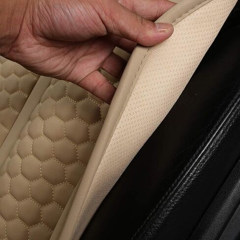 Black Panther Car Seat Cover, 1 Piece Universal Sideless Driver Seat Protector, with Lumbar Support and Headrest Cover (Black) in Kuwait