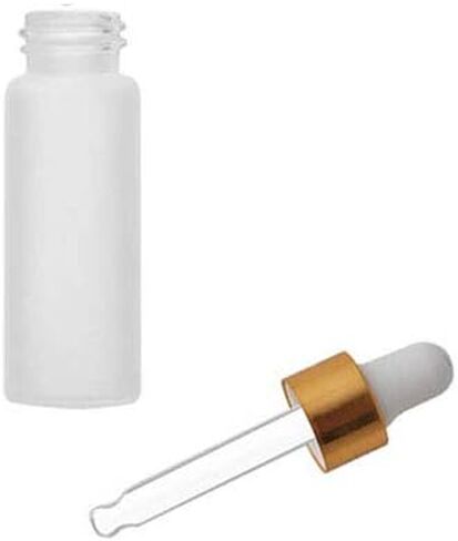 30 قطعة 5 مل زجاجات قطارة متجمدة زجاجات الزيوت العطرية مع قطارة عين زجاجية قوارير عطر زجاجات مستحضرات التجميل السائلة (ذهبي) in Kuwait