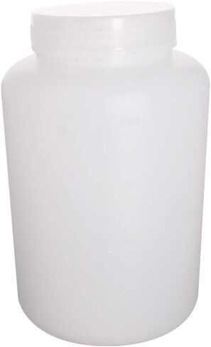 Othmro 10pcs 100ml/3.38oz Plastic Lab Chemical Reagent Bottles,10pcs 19.5mmx95mm(IDxH) Square Wide Mouth Liquid/Solid Sample Storage Container Sealing Bottles Translucent with Cap in Saudi Arabia