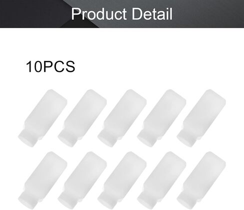 Othmro 10pcs 100ml/3.38oz Plastic Lab Chemical Reagent Bottles,10pcs 19.5mmx95mm(IDxH) Square Wide Mouth Liquid/Solid Sample Storage Container Sealing Bottles Translucent with Cap in Saudi Arabia
