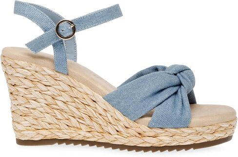 Anne Klein Women's Wintour Espadrille Wedge Sandal in Saudi Arabia
