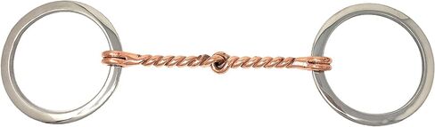 لقمة فم نحاسية ملتوية 5 بوصة من الفولاذ المقاوم للصدأ للحصان 3 بوصة حلقة فضفاضة 3515 in Kuwait