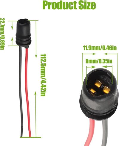 T10 194 لمبات LED سلكية مسبقًا محول موصل تسخير مآخذ لاستبدال مصابيح LED (عبوة من 7 قطع) in Kuwait