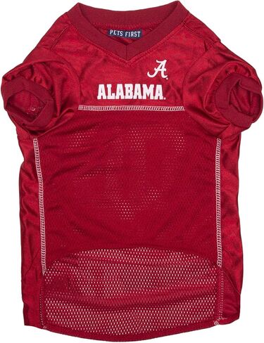 جيرسي شبكي من NCAA College Alabama Crimson Tide للكلاب والقطط، مقاس XX-Large. قميص Big Dog مرخص مع فريق الكلية لكرة القدم/كرة السلة المفضل لديك in Saudi Arabia
