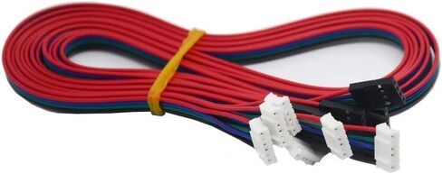 Iverntech 6 قطعة 2 متر XH2.54 4pin إلى 6pin محطة محرك متدرج كابلات للطابعة ثلاثية الأبعاد Nema 17 محرك متدرج in Saudi Arabia