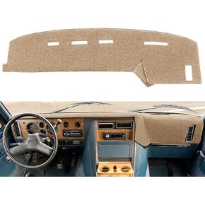 حصيرة غلاف Dash Cover مخصص لشيفروليه Chevy G Series Van/GMC G Series Van ، Dashboard Pad Cappet Protector K284 (Black) in Kuwait