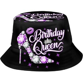 Happy Birthday Bucket Hat for Women Men Birthday Fisherman Hat Fashion Summer Travel Beach Sun Caps in Kuwait