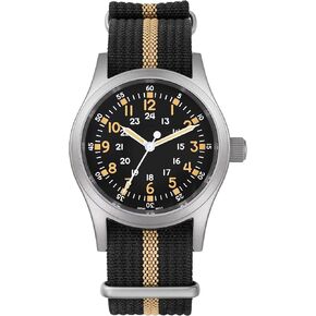 Militado ML05 38mm VH31 Quartz Watch - Domed Sapphire Crystal Field Watch C3 Super Luminous Retro Sweep Wrist Watch for Men 100M Waterproof in Kuwait