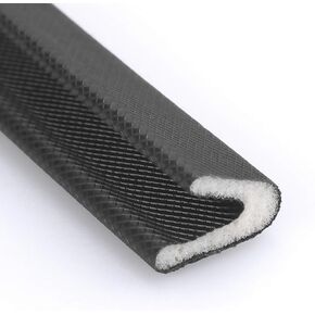 تجريد الطقس للباب/النوافذ بطول 26 قدمًا، شكل حرف V لاصق لشريط الطقس إطار الباب/إطار النوافذ شريط إسفنجي من البولي يوريثان، شريط عازل للطقس، عازل للصوت ضد الاصطدام (أبيض) in Kuwait