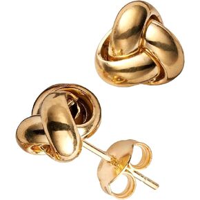 14k Gold Love Knot Stud Earrings, 6mm in Kuwait
