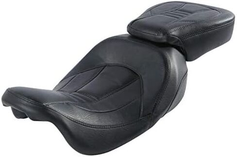 TCMT Low Profile Two Up Motorcycle Rider and Passenger Seat Fit For Harley Road King Electra Glide Road Glide Street Glide 2009-2023 in Saudi Arabia