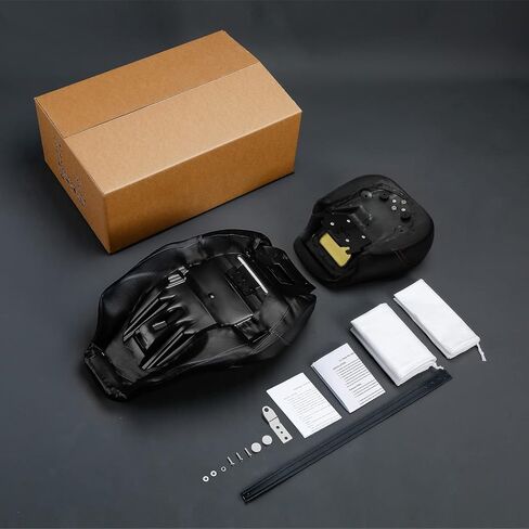 TCMT Low Profile Two Up Motorcycle Rider and Passenger Seat Fit For Harley Road King Electra Glide Road Glide Street Glide 2009-2023 in Saudi Arabia