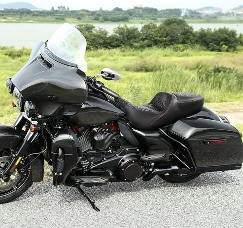 Hammock Seat River Seat Motorcycle Seat Cushion Fit For Harley Street Glide FLHX Road King 2009-2023 Road King Special FLHRXS 2017-2023 Ultra Limited FLHTK 2014-2023 in Saudi Arabia