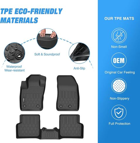 Nilight TPE Floor Mats لـ Jeep Renegade 2015 2015 2017 2018 2019 in Kuwait
