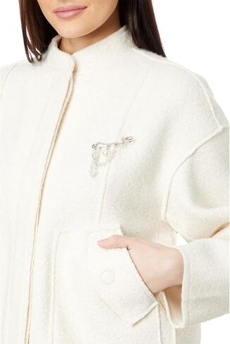 Free People Willow Bomber Ivory XS (Women's 0-2) in Saudi Arabia