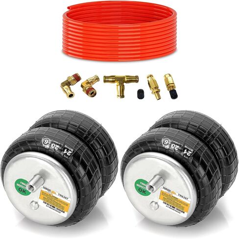 عزم الدوران 2 PCS من 6397 استبدال أكياس الهواء لـ 6397 Firestone Ride Rite Rite Air Abcs و Torque Aircsip Suspension (يحل محل FireStone 6397 Air Air Bag Bag Bag Bag Pring) (2 × TR6397) in Kuwait