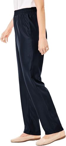Woman Within Plus Size Petite Woven Pant in Kuwait