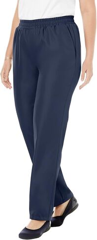 Woman Within Plus Size Petite Woven Pant in Kuwait