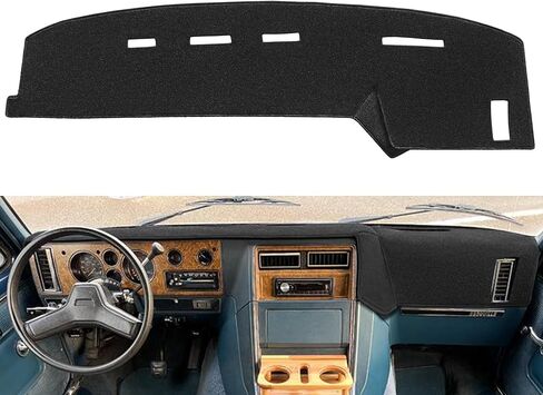 حصيرة غلاف Dash Cover مخصص لشيفروليه Chevy G Series Van/GMC G Series Van ، Dashboard Pad Cappet Protector K284 (Black) in Kuwait