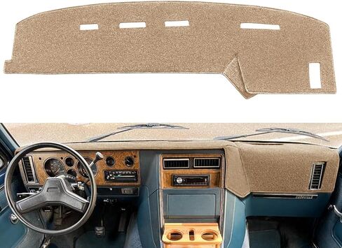 حصيرة غلاف Dash Cover مخصص لشيفروليه Chevy G Series Van/GMC G Series Van ، Dashboard Pad Cappet Protector K284 (Black) in Saudi Arabia
