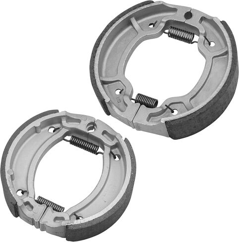 Caltric Front & Rear Brake Shoes Compatible with Yamaha Tw200 Tw-200 Tw200E Trailway 200 1992-1999 in Saudi Arabia