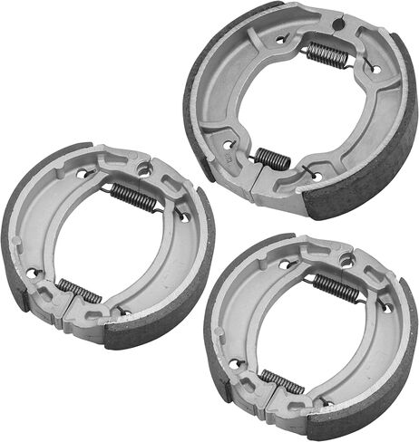Caltric Front & Rear Brake Shoes Compatible with Yamaha Tw200 Tw-200 Tw200E Trailway 200 1992-1999 in Saudi Arabia