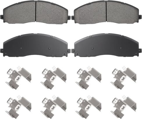 منصات الفرامل شبه المعدنية الأمامية للفورد F250 Super Duty 2013-2021 ، لـ F350 Super Duty 2013-2021 ، 4pcs in Saudi Arabia