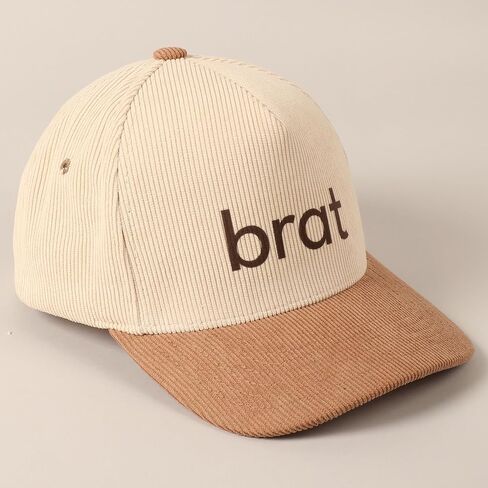 MIRMARU Vintage Novelty Heat Pressed Two-Tone Cotton Corduroy Trucker Baseball Cap for Men & Women in Saudi Arabia