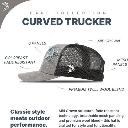 الفواتير ذات العلامات التجارية سائق شاحنة منحني ، خفيفة الوزن ، مريحة البيسبول in Kuwait