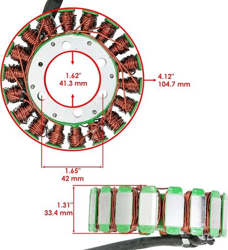 Caltric Stator Regulator Rectifier and Gasket Compatible With Honda VF750C VF750CD Magna 750 1994-2003 in Saudi Arabia