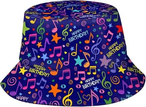 Happy Birthday Bucket Hat for Women Men Birthday Fisherman Hat Fashion Summer Travel Beach Sun Caps in Kuwait