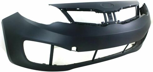FITPARTS متوافقة مع غلاف المصد الأمامي 2012 2013 2014 2015 KIA RIO LX SX EX SEDAN 12 13 14 15. جديد وجاهز للطلاء. مع ثقوب الضوء الضباب. ث/س/ساحة وقوف السيارات الثقوب مستشعر. in Kuwait