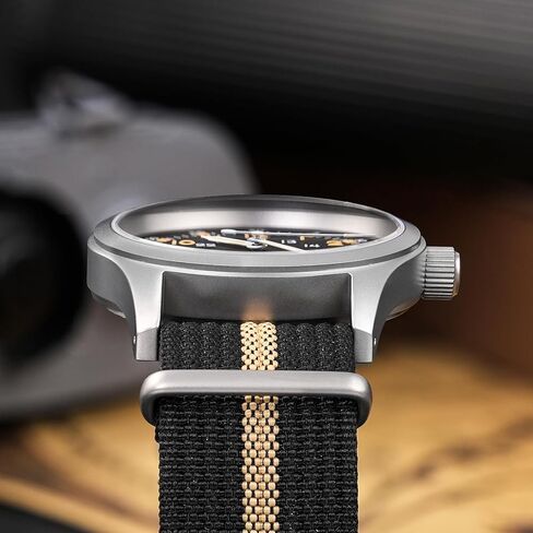 Militado ML05 38mm VH31 Quartz Watch - Domed Sapphire Crystal Field Watch C3 Super Luminous Retro Sweep Wrist Watch for Men 100M Waterproof in Kuwait