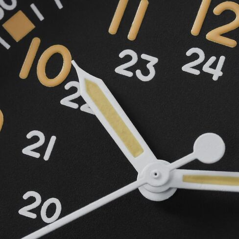 Militado ML05 38mm VH31 Quartz Watch - Domed Sapphire Crystal Field Watch C3 Super Luminous Retro Sweep Wrist Watch for Men 100M Waterproof in Kuwait