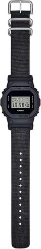 Casio DW5600Bce Men's Classic Black Cordura Nylon Band Alarm Chronograph G Watch Watch in Saudi Arabia