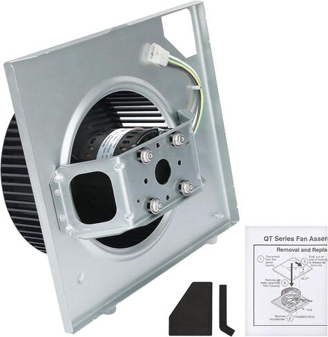 محرك مروحة عادم الحمام S-97016621 لقطع غيار Broan Nutone - يناسب QTN80L، QTR080، QTR070، QTR080L، QTR080F، QTRN080، QTR070L - ضوضاء منخفضة، يستبدل OEM # S99080568، S97016621 in Kuwait