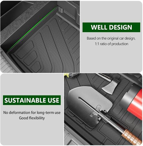 Cargo Mat Rear Storage Mat Compatible with 22-25 Acura MDX Cargo Liner Lower Trunk Liner Lower Replacement for 2022-2025 Acura MDX Accessories in Saudi Arabia