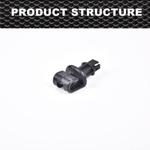 Sun Shade Hook Clip Kit متوافق مع Honda Odyssey 2005 2006 2007 2008 2009 2010 Diliding Door Black 4Pack 83715-SHJ-A21ZA in Saudi Arabia