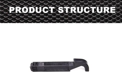 Sun Shade Hook Clip Kit متوافق مع Honda Odyssey 2005 2006 2007 2008 2009 2010 Diliding Door Black 4Pack 83715-SHJ-A21ZA in Saudi Arabia