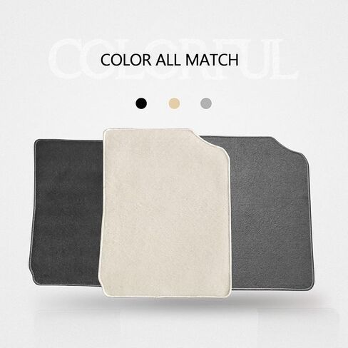 FREEMOTOR802® Nylon Car Floor Mats Carpets Liner, Fits 2007-2011 Toyota Camry, Factory Fitment Auto Interior Accessories Replacement Non-Slip, Gray 4PCS in Kuwait