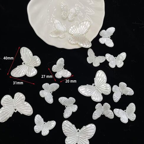 900PCS Assorted Pearl Beads for Jewelry Making,Cute Charms for Socks Bulk DIY Bracelets Phone Charms Strap,White Acrylic Star Shell Bow Heart Bowknot Flower Unique Aesthetic Beads for Crafts in Saudi Arabia