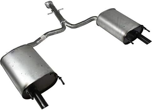 Rear Muffler Assembly - Direct Fit - Compatible with 2007-2011 GS350 3.5L V6 2GR-FSE in Saudi Arabia
